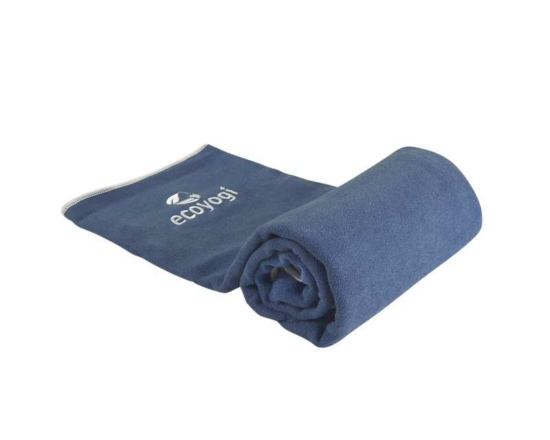 Ecoyogi handdoek blauw