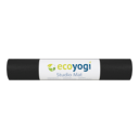 Zwarte studio yoga mat opgerold