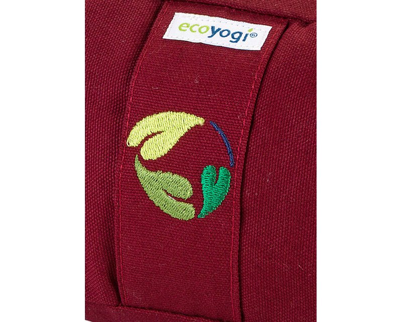 handgreep meditatiekussen bordeaux rood