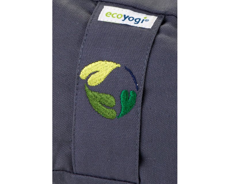 Halve maan meditatiekussen grijd handgreep