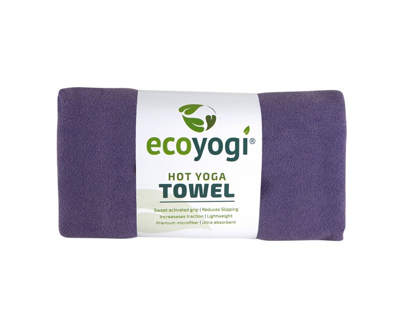 Ecoyogi yoga handdoek paars