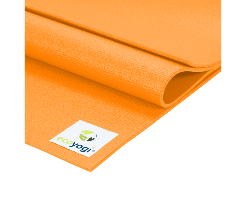Oranje yogamat Ecoyogi