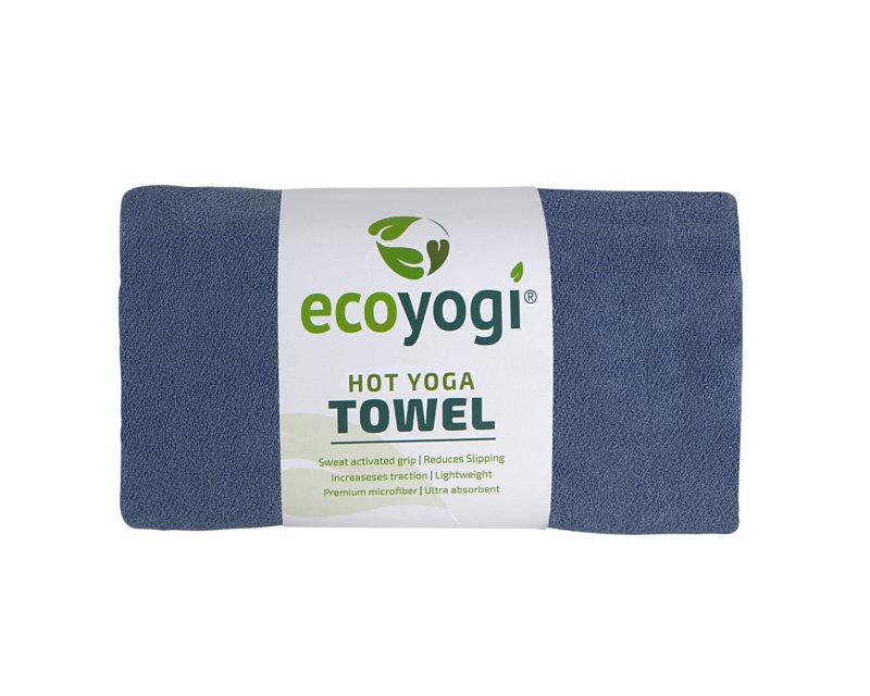 Ecoyogi Hot Towel yoga handdoek blauw