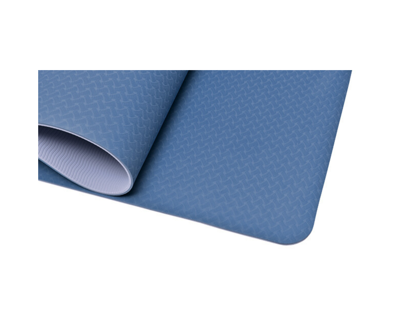 Yogamat TPE 2.0 donkerblauw detail