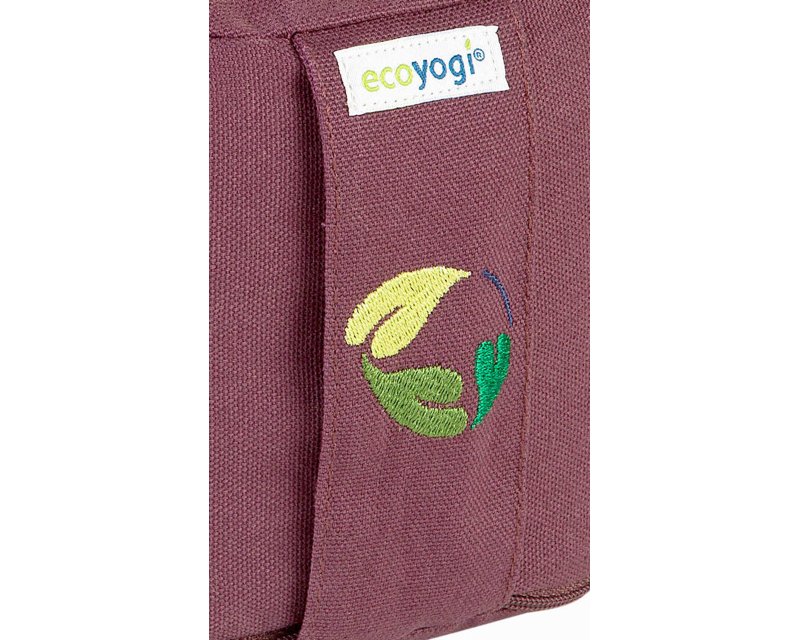 Meditatiekussen handvat aubergine