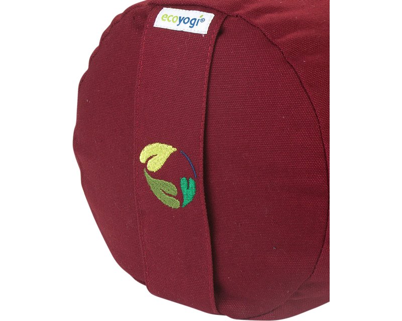 Yogabolster bordeaux rood